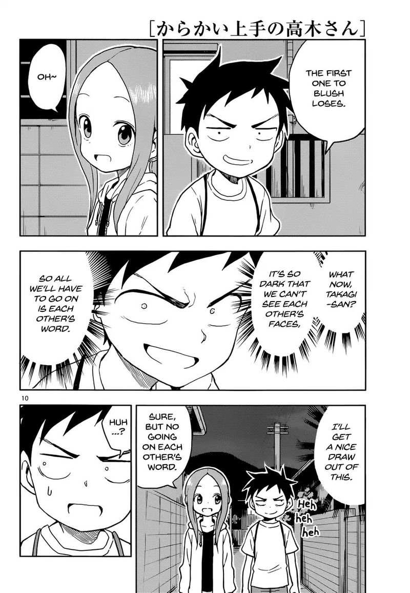 Karakai Jouzu No Takagi San Chapter 109 Page 10