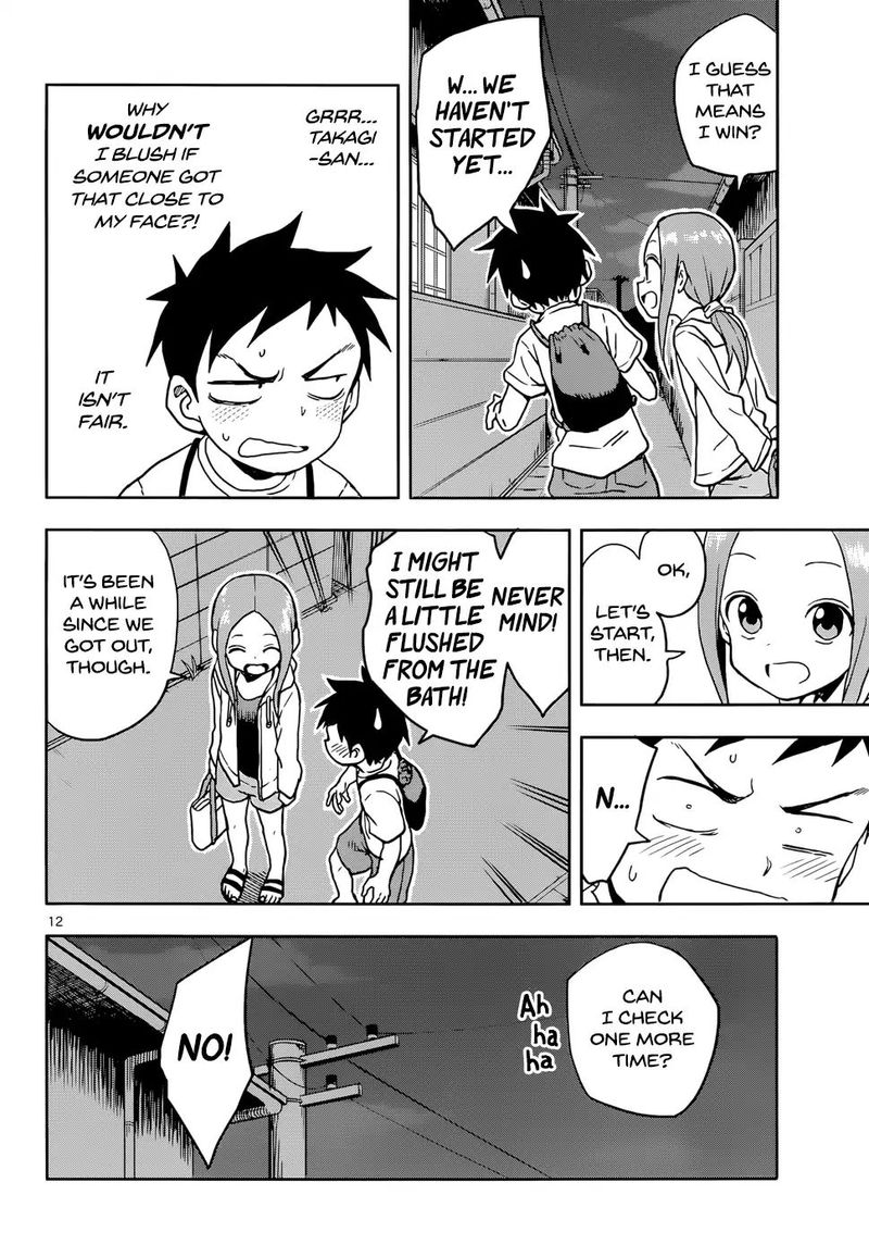 Karakai Jouzu No Takagi San Chapter 109 Page 12