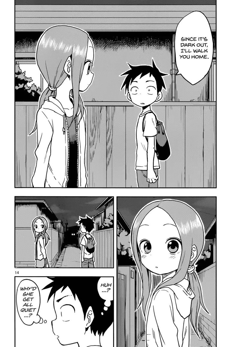 Karakai Jouzu No Takagi San Chapter 109 Page 14