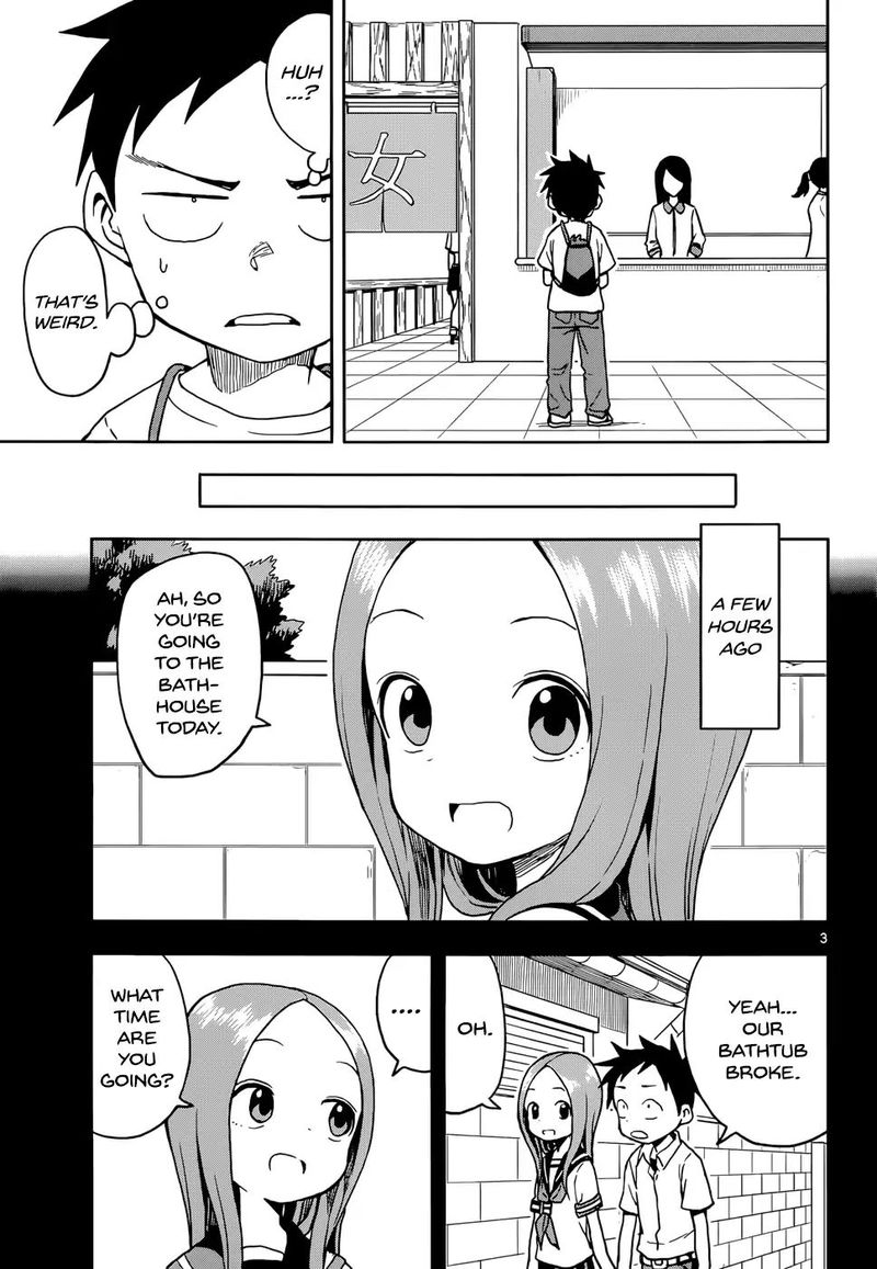 Karakai Jouzu No Takagi San Chapter 109 Page 3