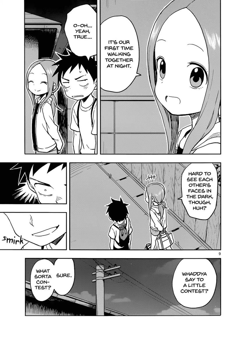 Karakai Jouzu No Takagi San Chapter 109 Page 9