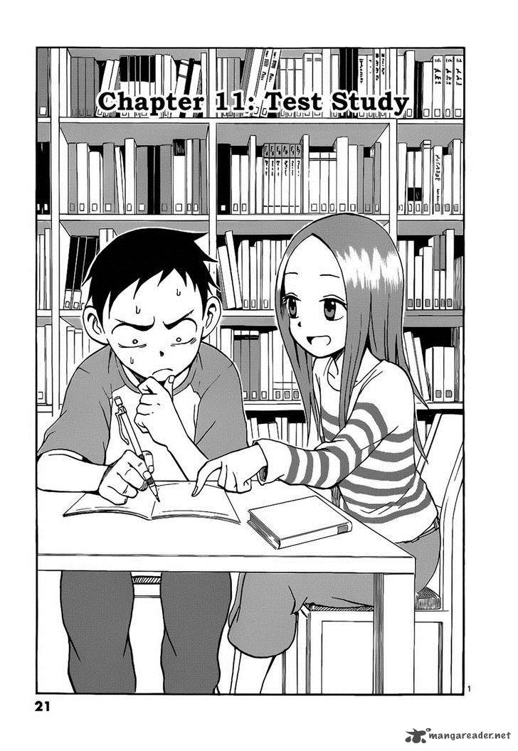 Karakai Jouzu No Takagi San Chapter 11 Page 1