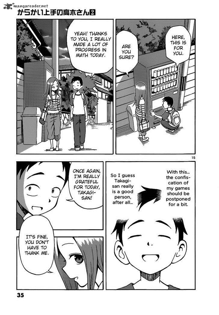 Karakai Jouzu No Takagi San Chapter 11 Page 15
