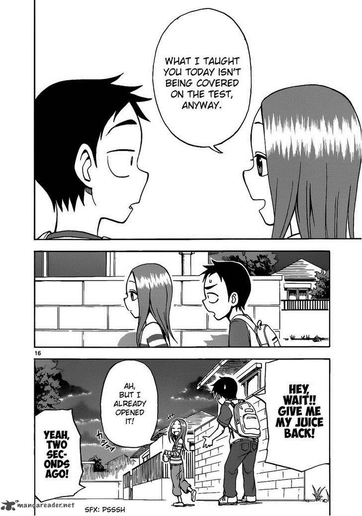 Karakai Jouzu No Takagi San Chapter 11 Page 16