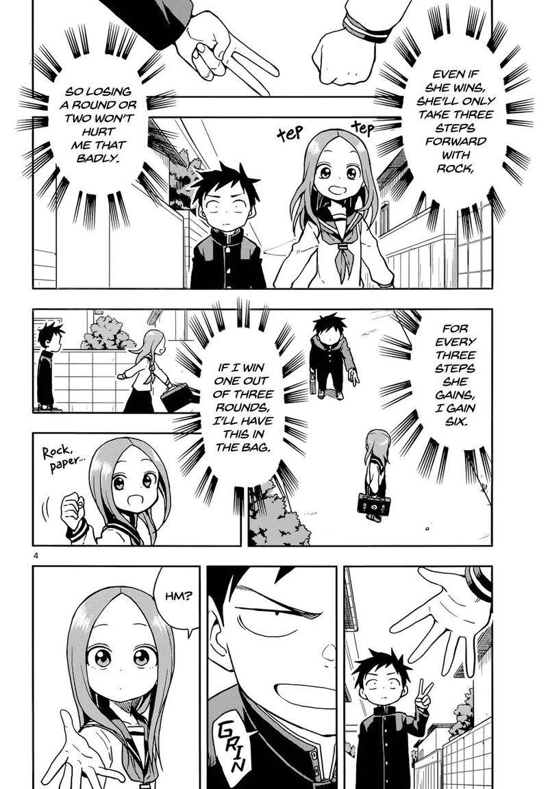 Karakai Jouzu No Takagi San Chapter 110 Page 4