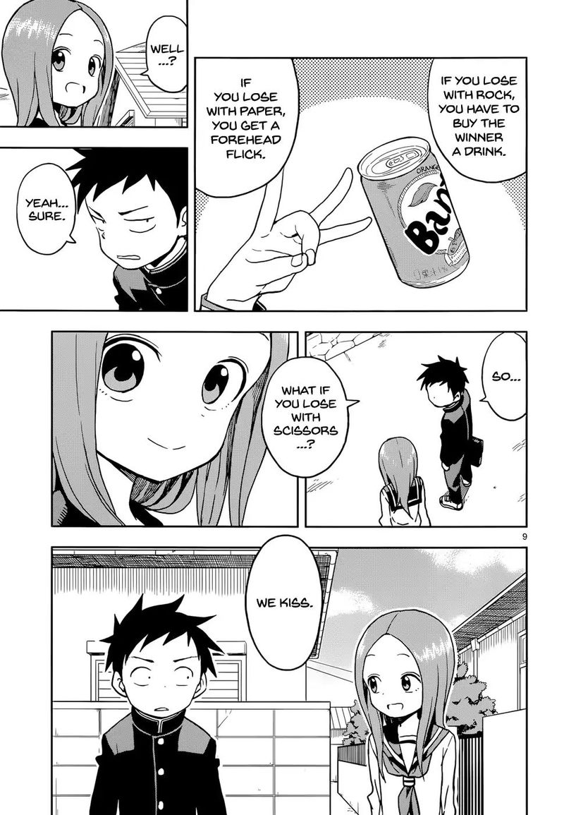 Karakai Jouzu No Takagi San Chapter 110 Page 9