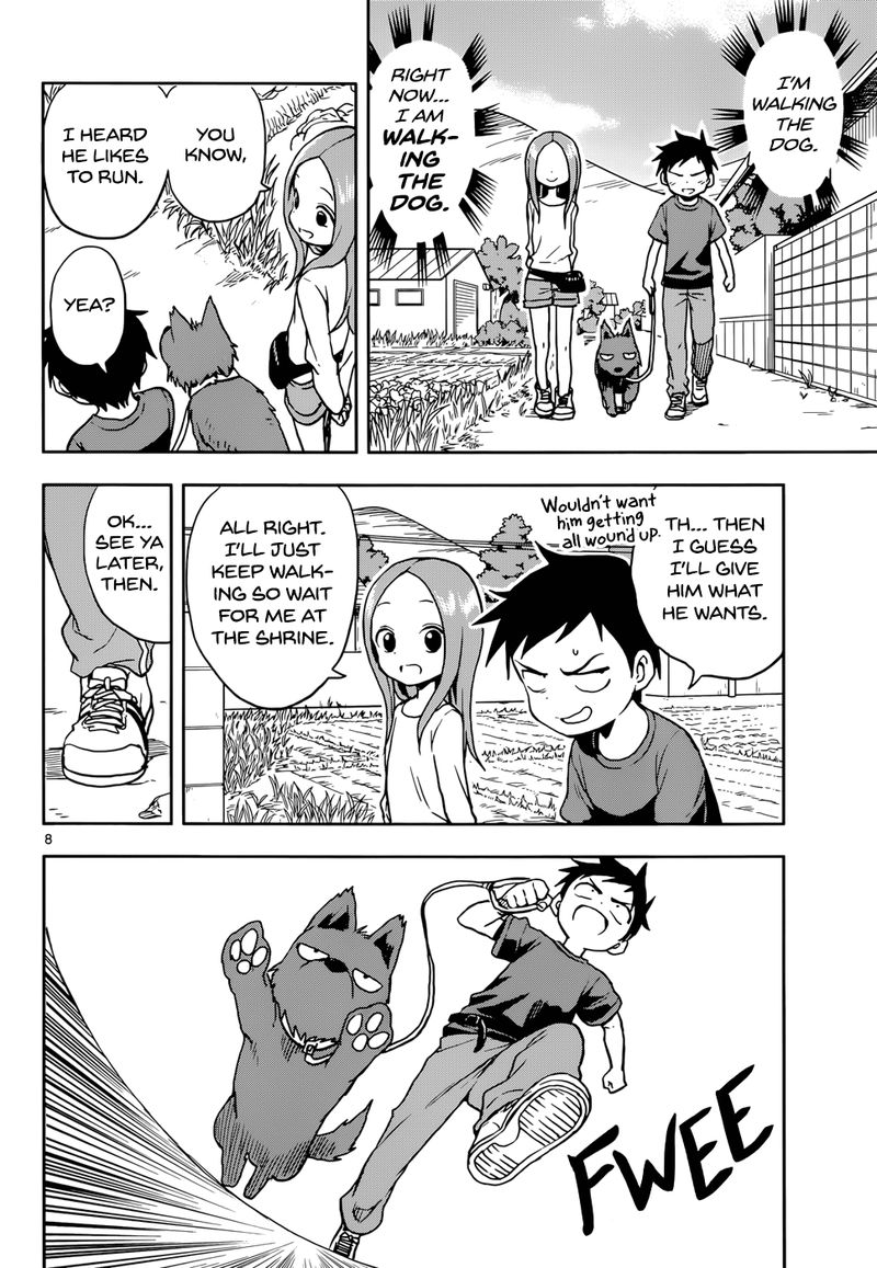 Karakai Jouzu No Takagi San Chapter 111 Page 8