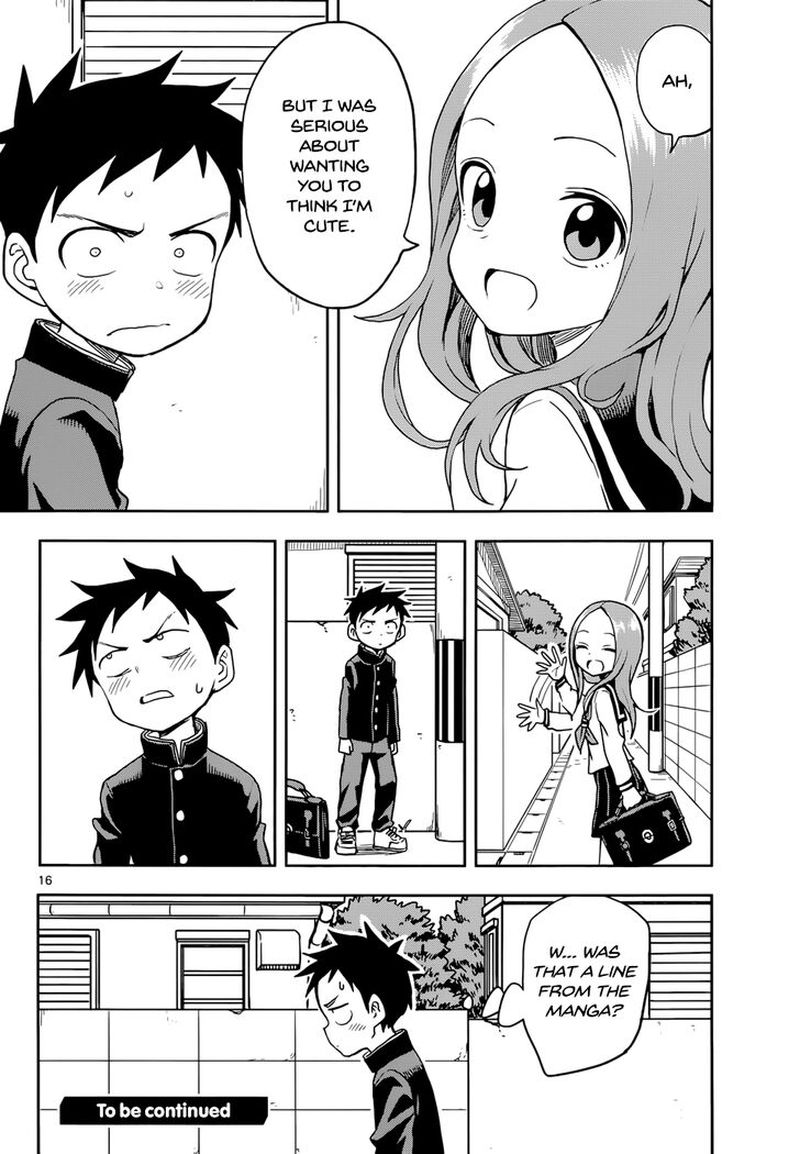 Karakai Jouzu No Takagi San Chapter 114 Page 16