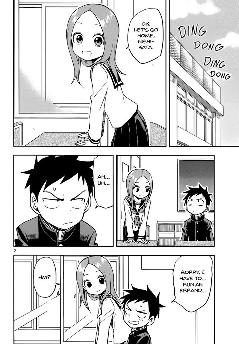 Karakai Jouzu No Takagi San Chapter 114 Page 2