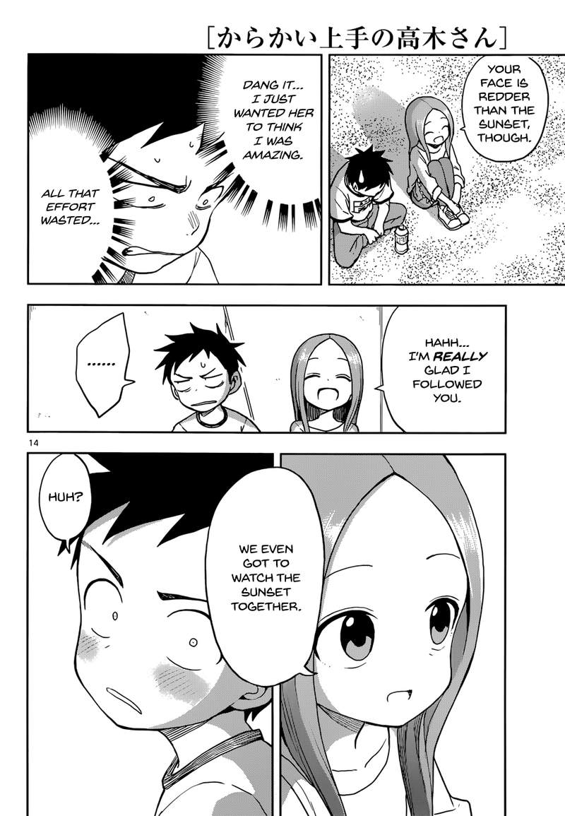 Karakai Jouzu No Takagi San Chapter 115 Page 14