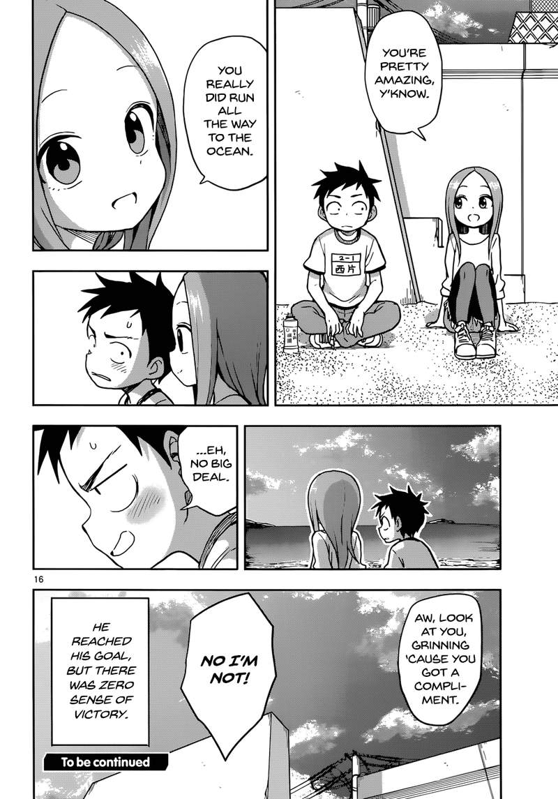 Karakai Jouzu No Takagi San Chapter 115 Page 16