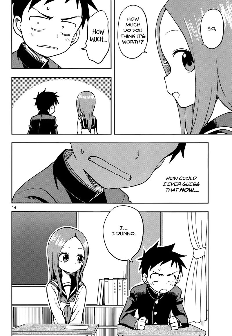 Karakai Jouzu No Takagi San Chapter 117 Page 14