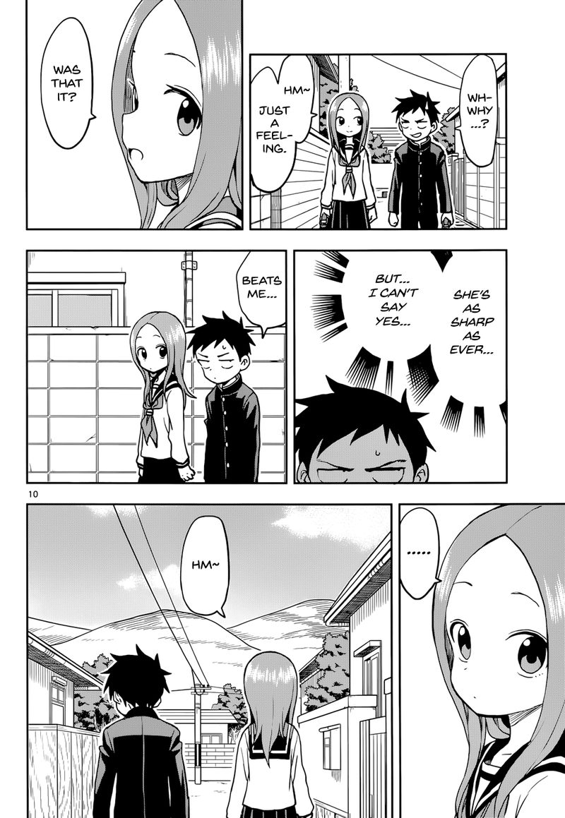 Karakai Jouzu No Takagi San Chapter 118 Page 10