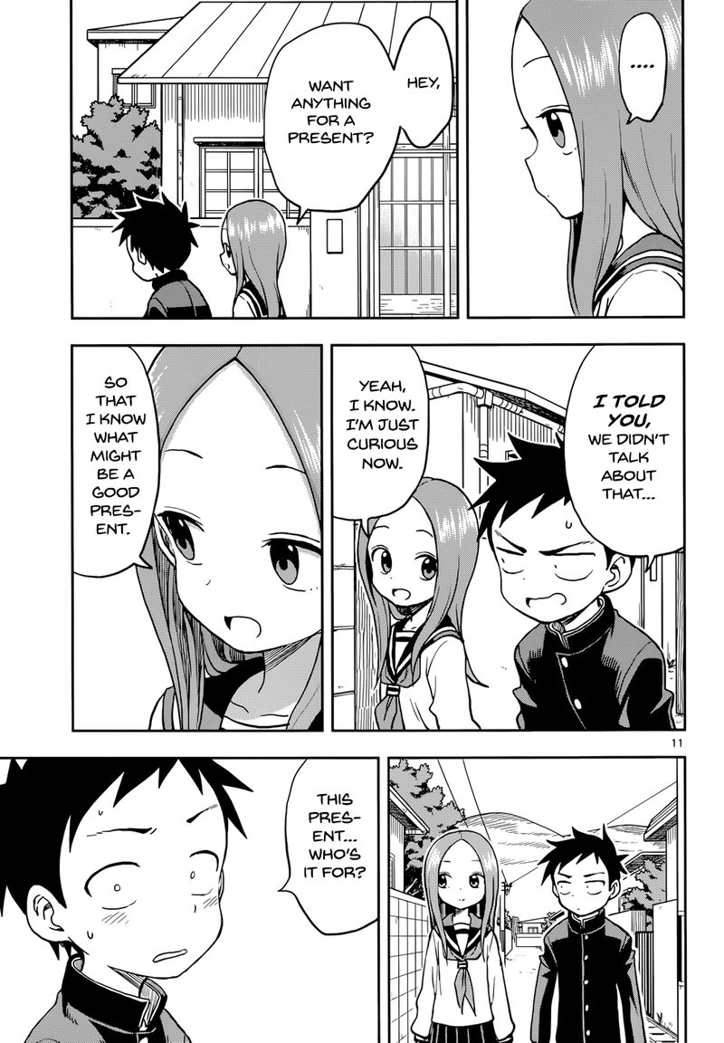 Karakai Jouzu No Takagi San Chapter 118 Page 11