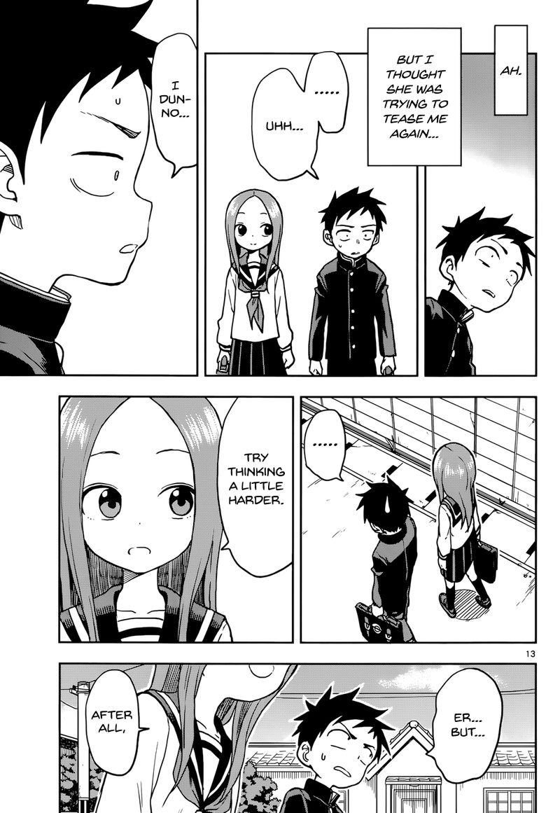 Karakai Jouzu No Takagi San Chapter 118 Page 13