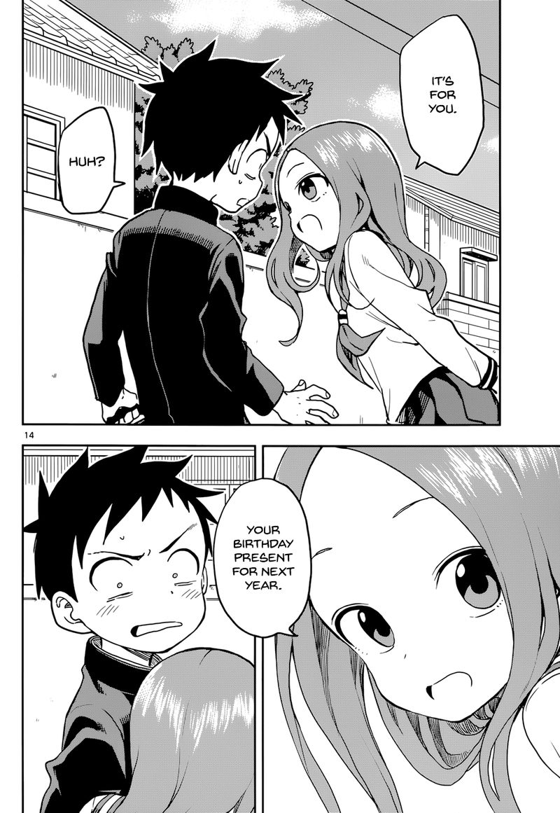 Karakai Jouzu No Takagi San Chapter 118 Page 14