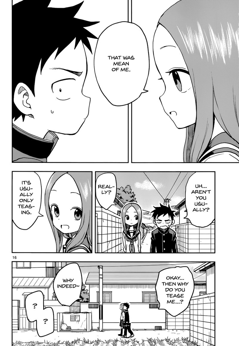 Karakai Jouzu No Takagi San Chapter 118 Page 16