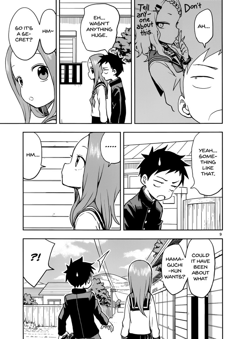 Karakai Jouzu No Takagi San Chapter 118 Page 9