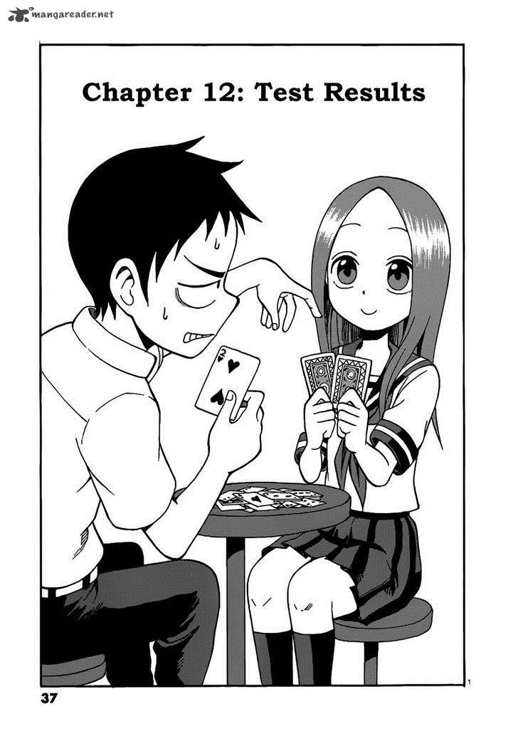 Karakai Jouzu No Takagi San Chapter 12 Page 1