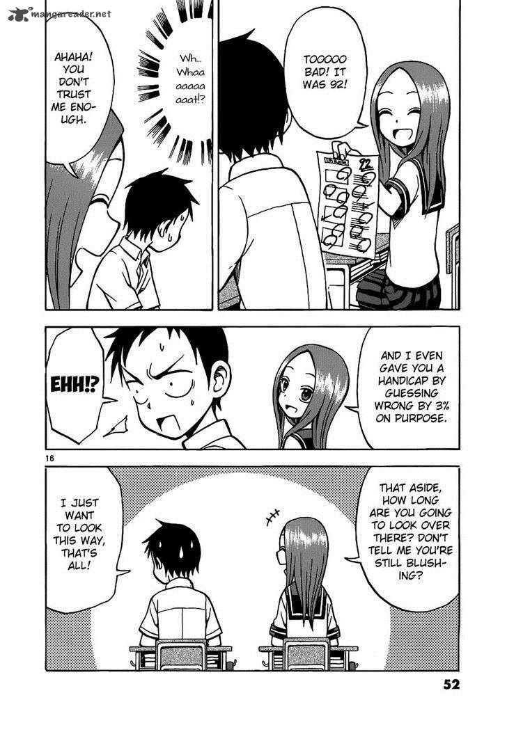 Karakai Jouzu No Takagi San Chapter 12 Page 16