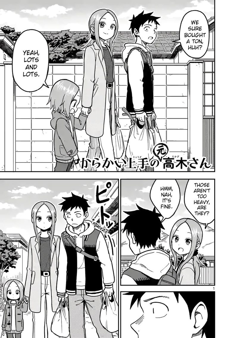 Karakai Jouzu No Takagi San Chapter 125 Page 1