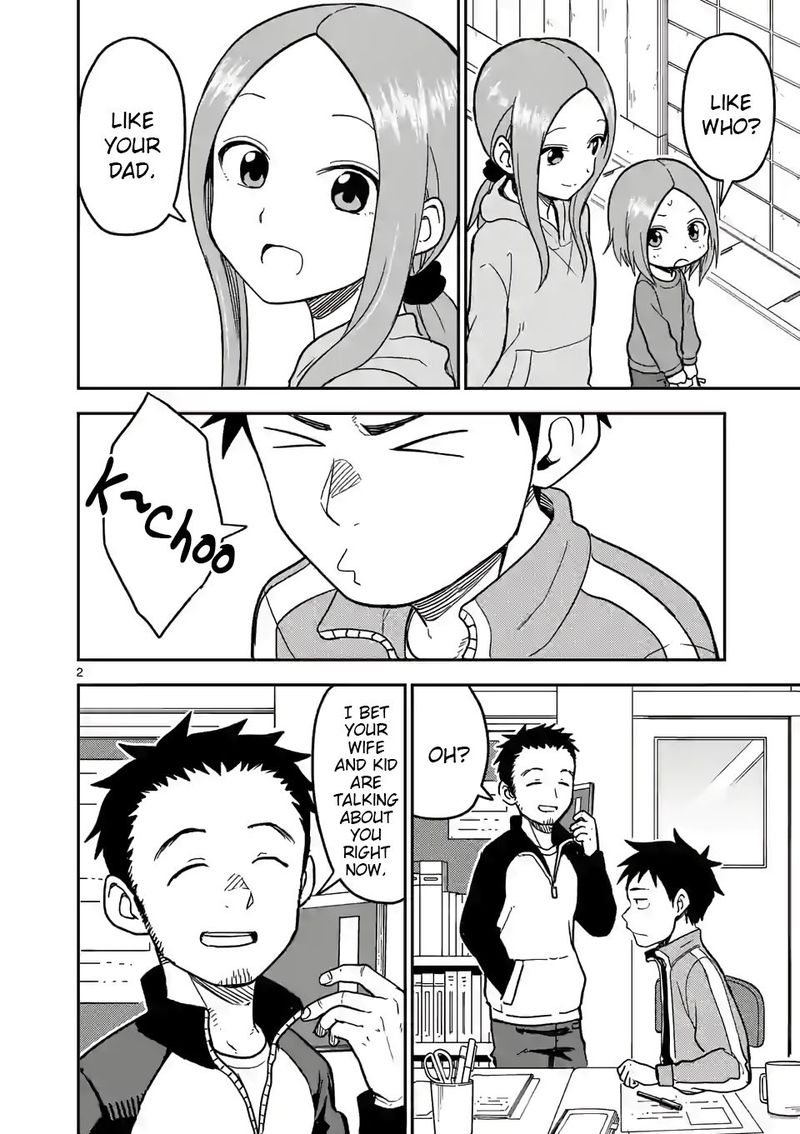 Karakai Jouzu No Takagi San Chapter 129 Page 2