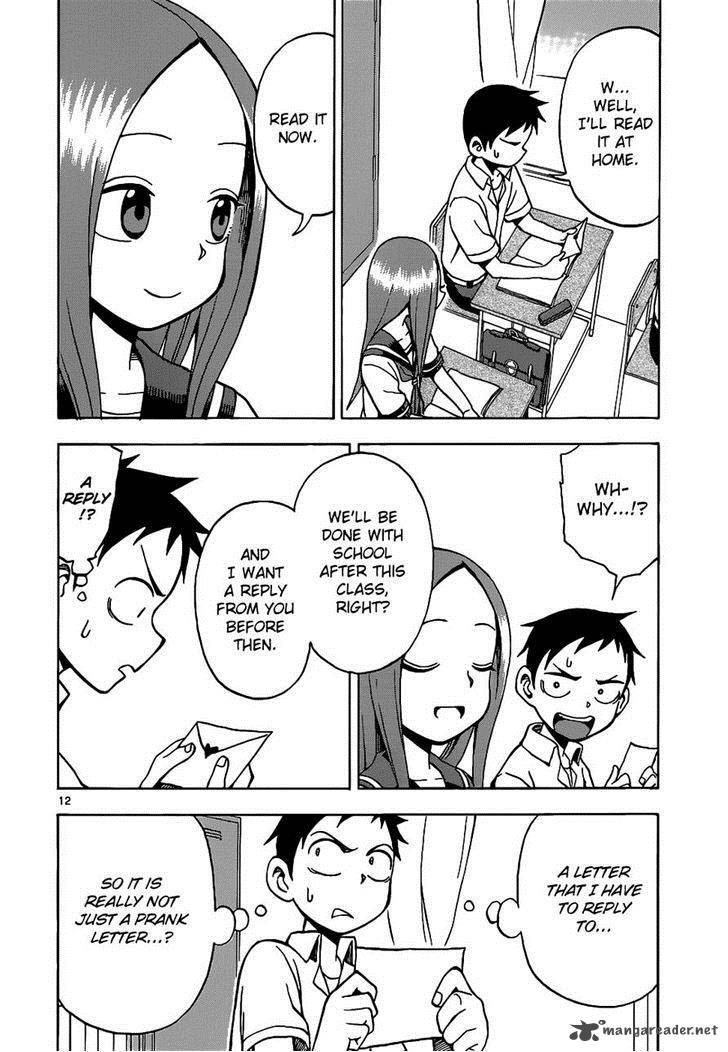 Karakai Jouzu No Takagi San Chapter 13 Page 12