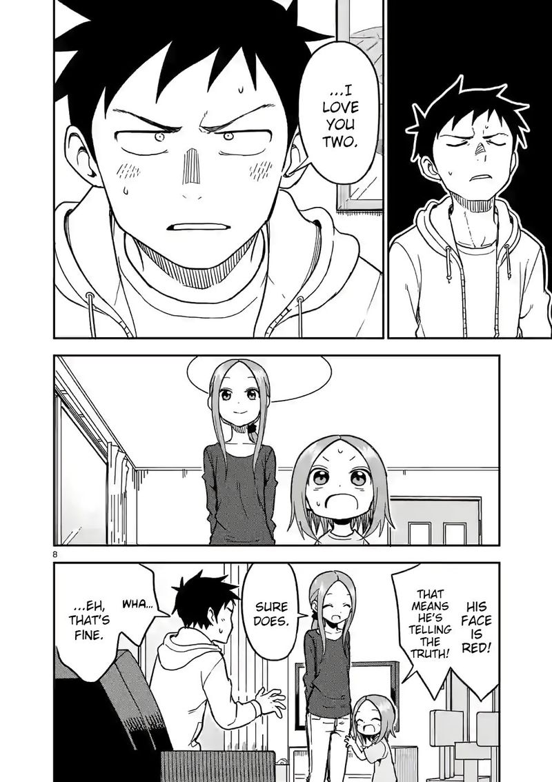 Karakai Jouzu No Takagi San Chapter 130 Page 8