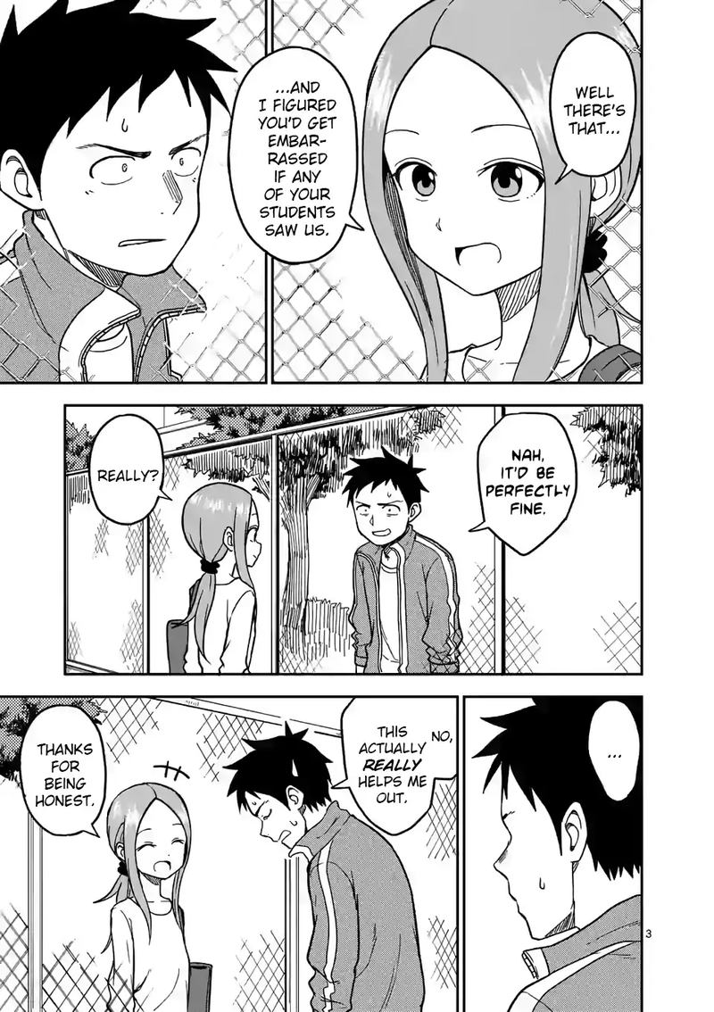 Karakai Jouzu No Takagi San Chapter 136 Page 3