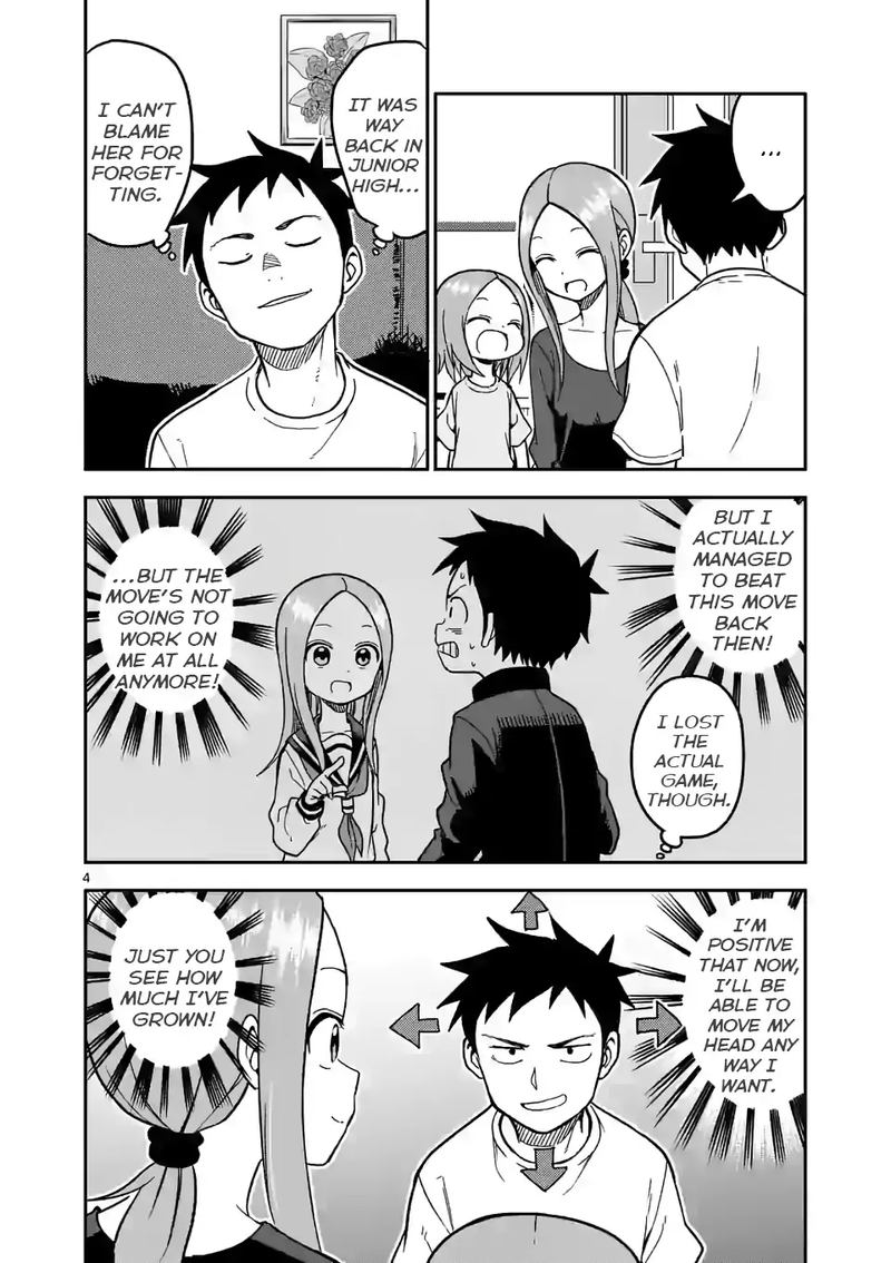 Karakai Jouzu No Takagi San Chapter 137 Page 4