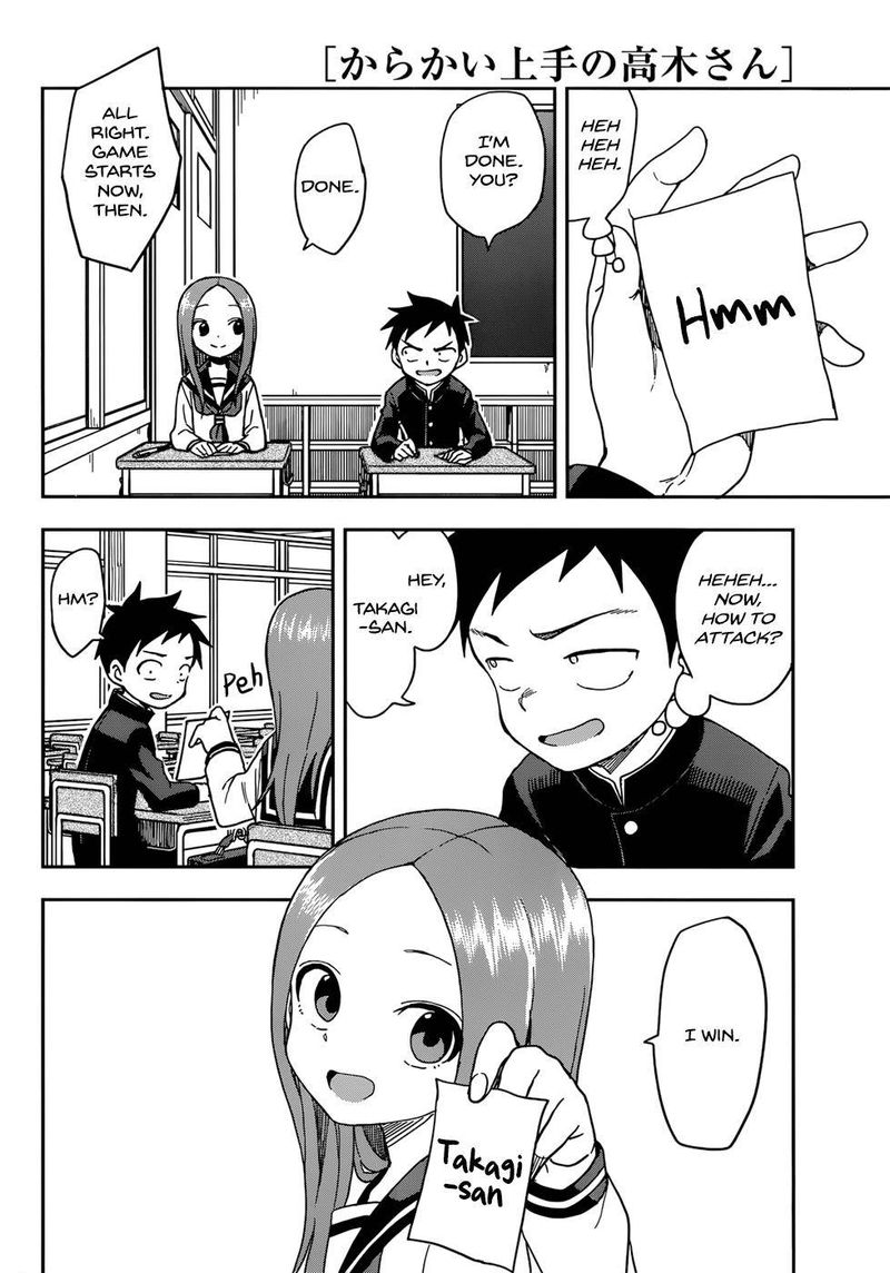 Karakai Jouzu No Takagi San Chapter 144 Page 4