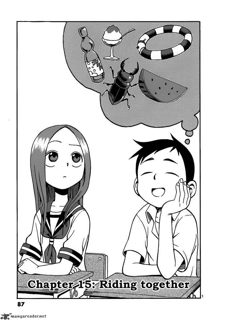 Karakai Jouzu No Takagi San Chapter 15 Page 2