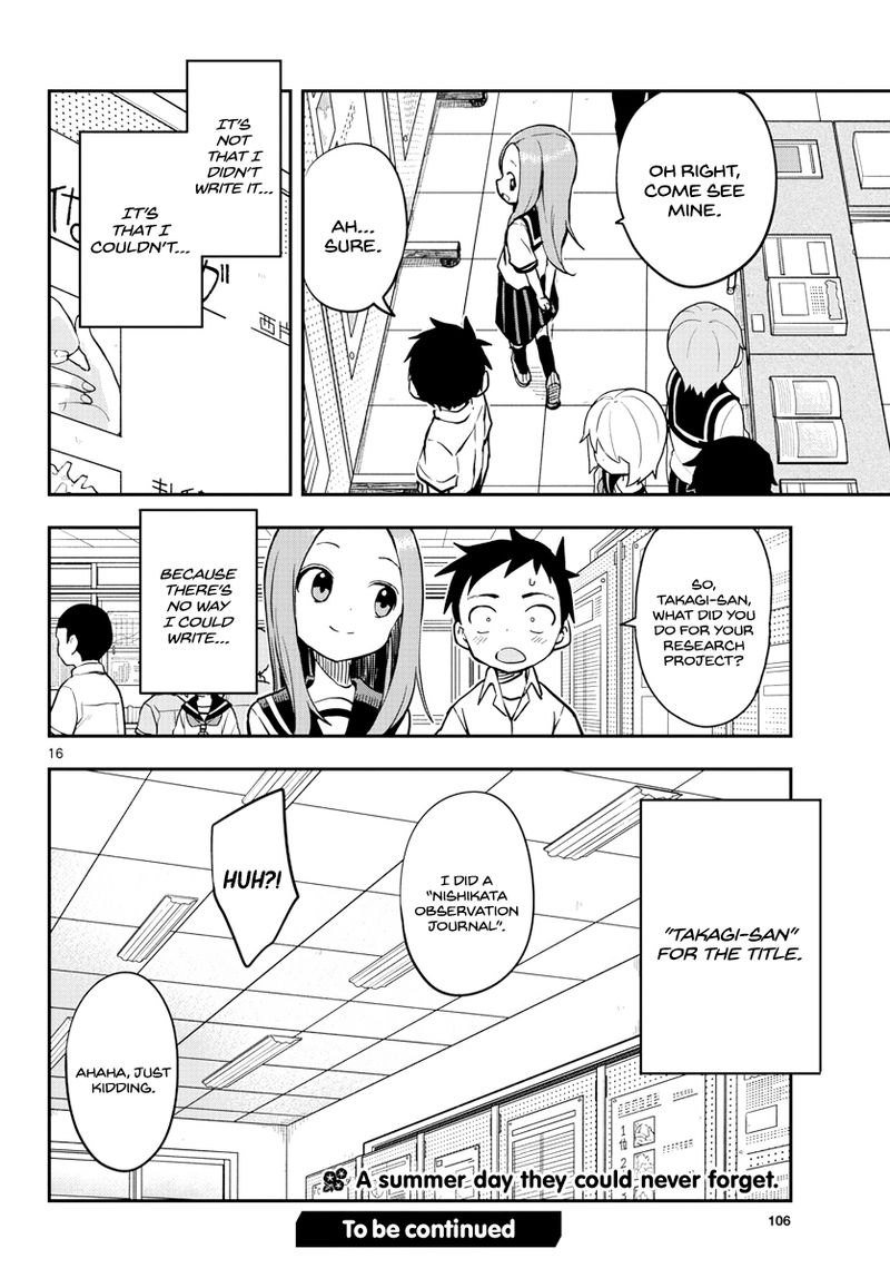 Karakai Jouzu No Takagi San Chapter 158 Page 18