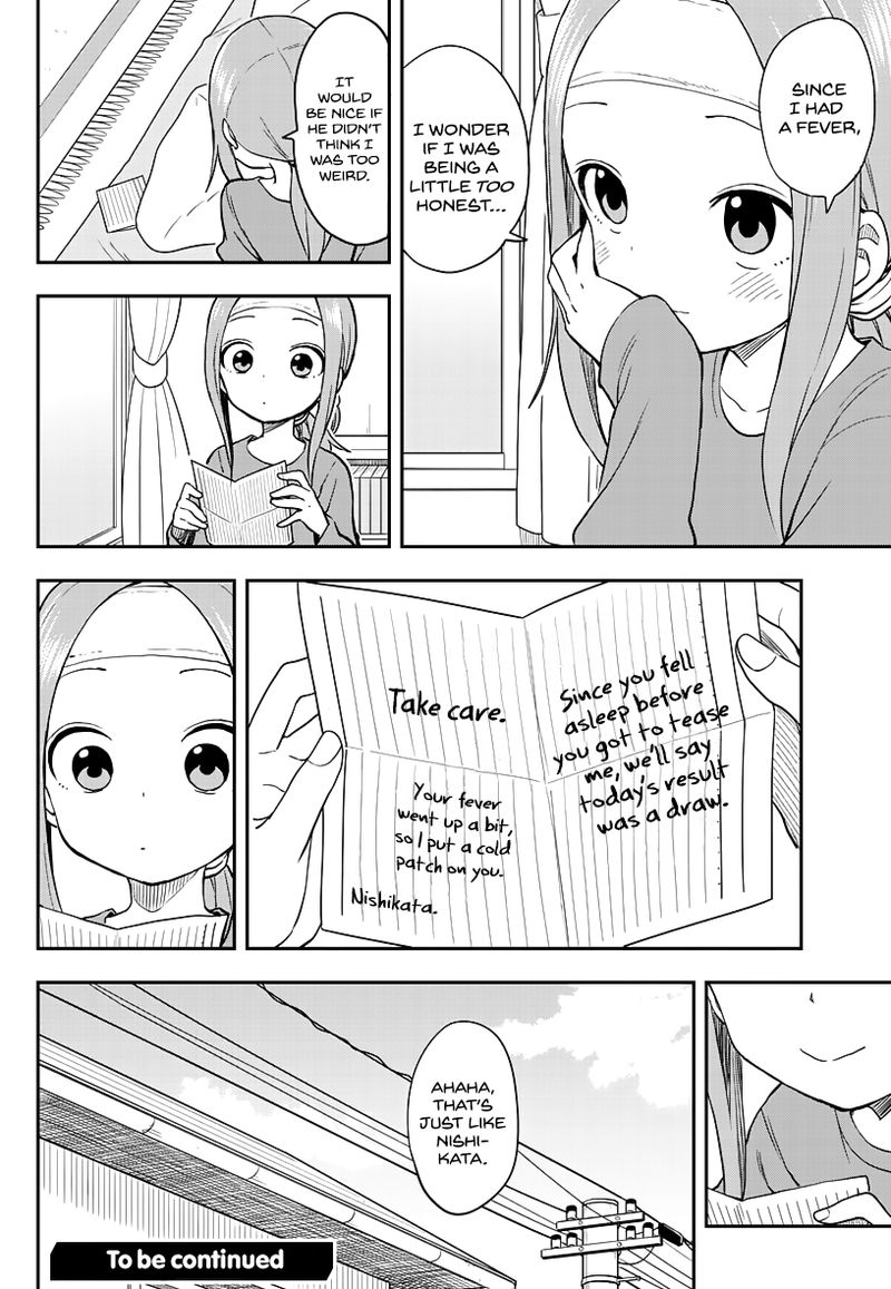 Karakai Jouzu No Takagi San Chapter 160 Page 16