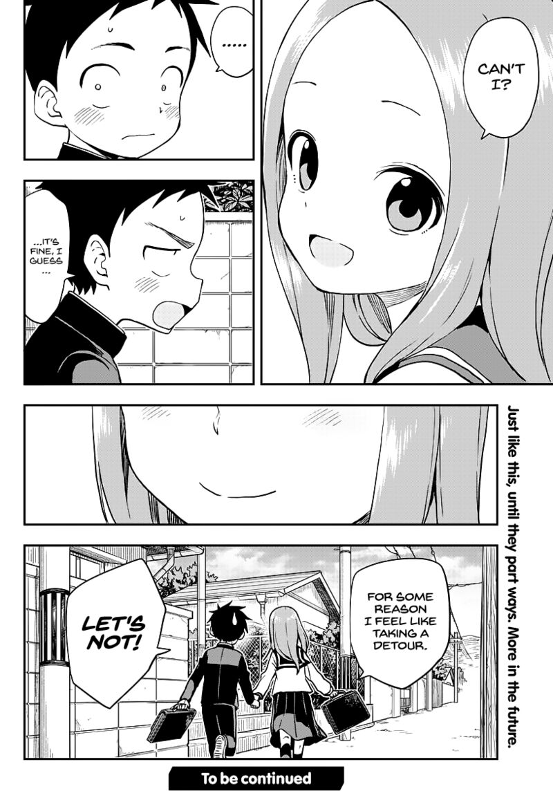 Karakai Jouzu No Takagi San Chapter 165 Page 16