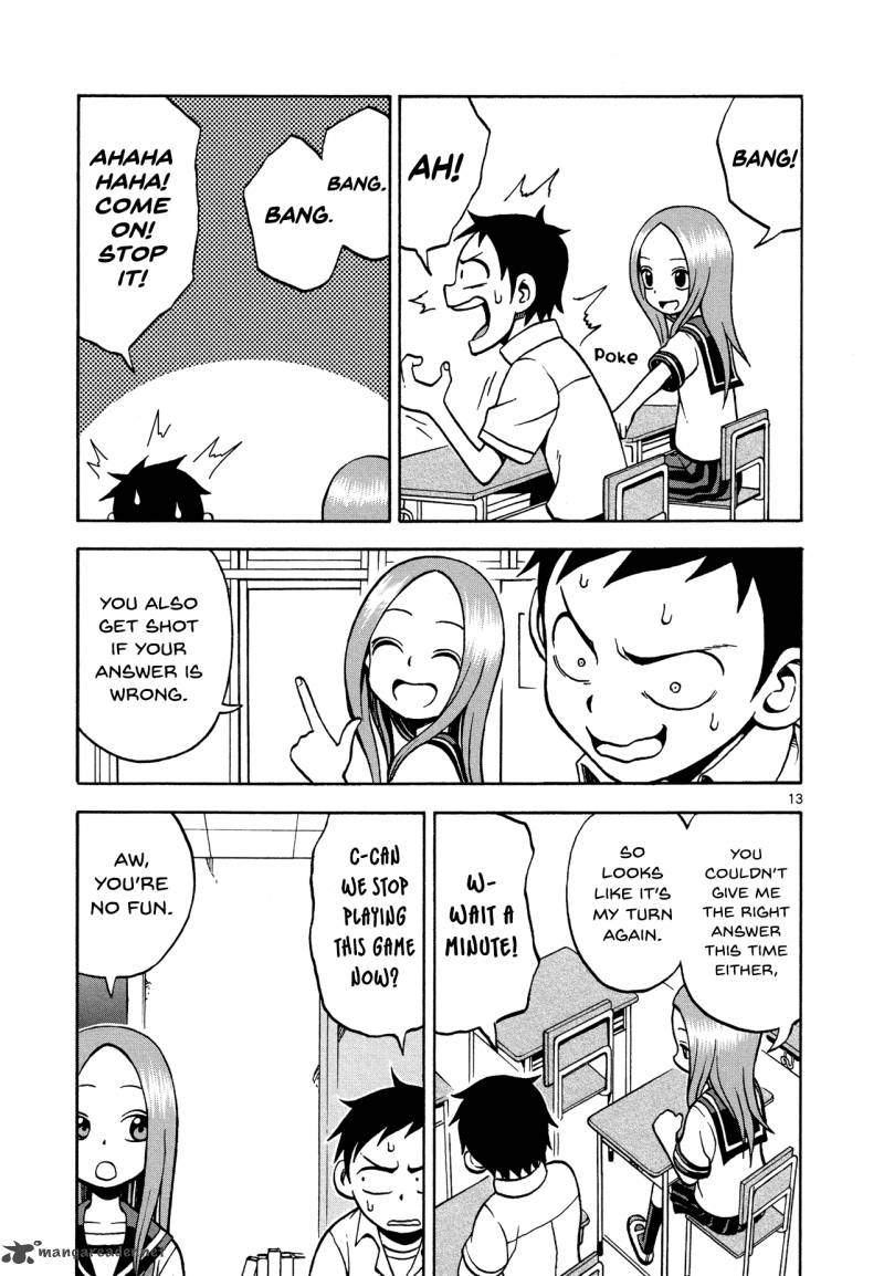 Karakai Jouzu No Takagi San Chapter 19 Page 13