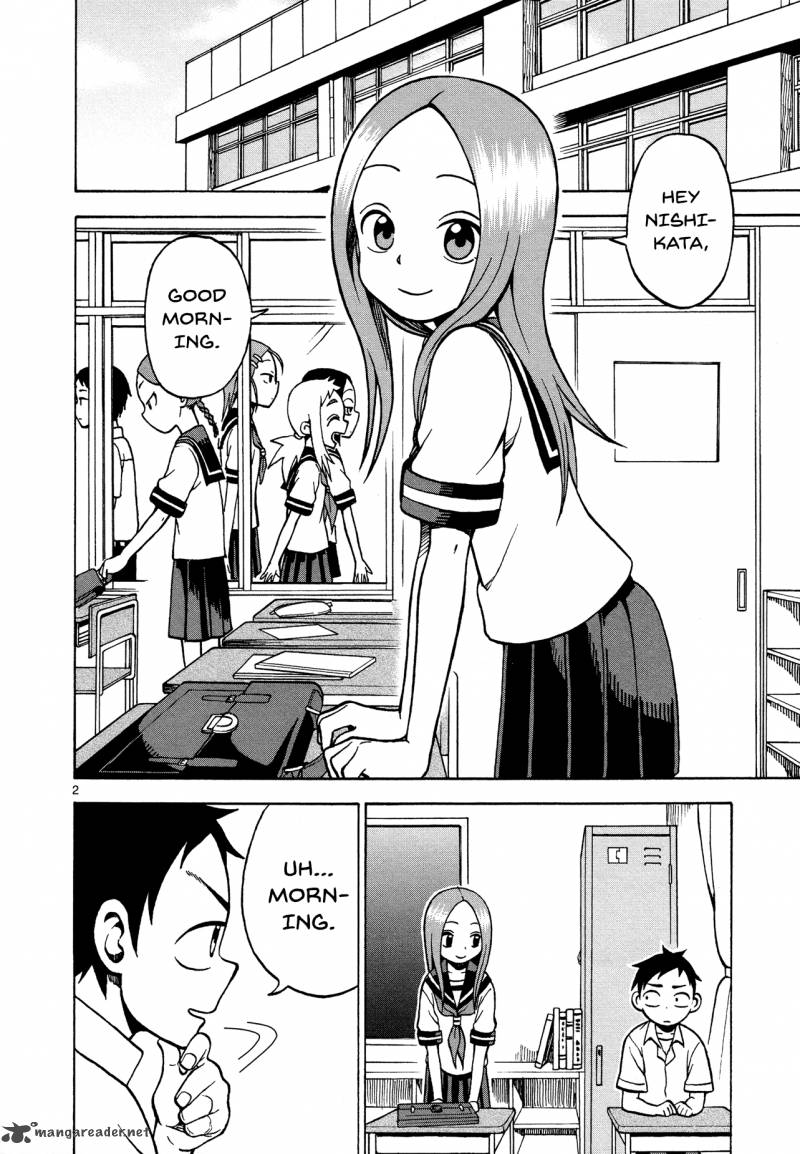 Karakai Jouzu No Takagi San Chapter 19 Page 2