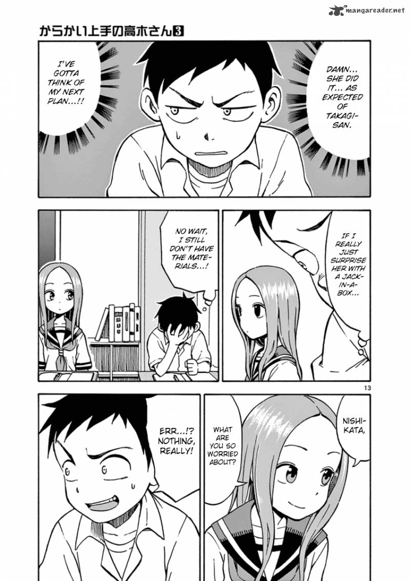 Karakai Jouzu No Takagi San Chapter 22 Page 14