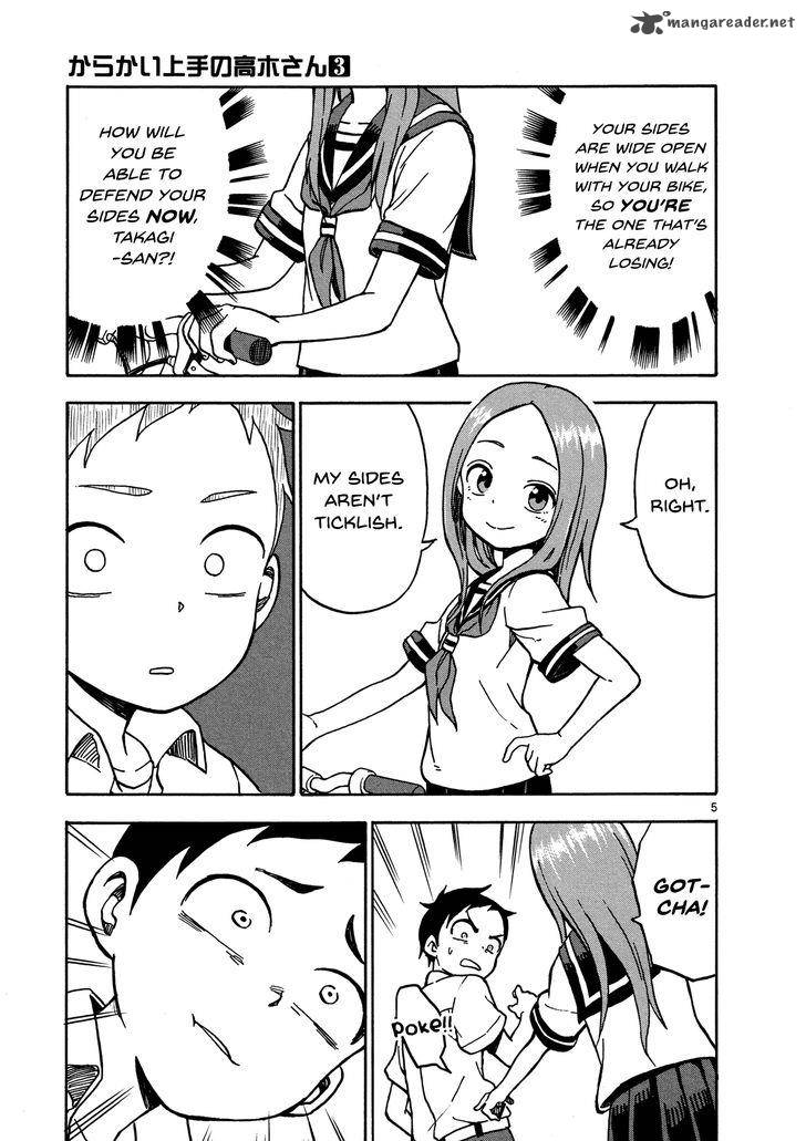 Karakai Jouzu No Takagi San Chapter 24 Page 5