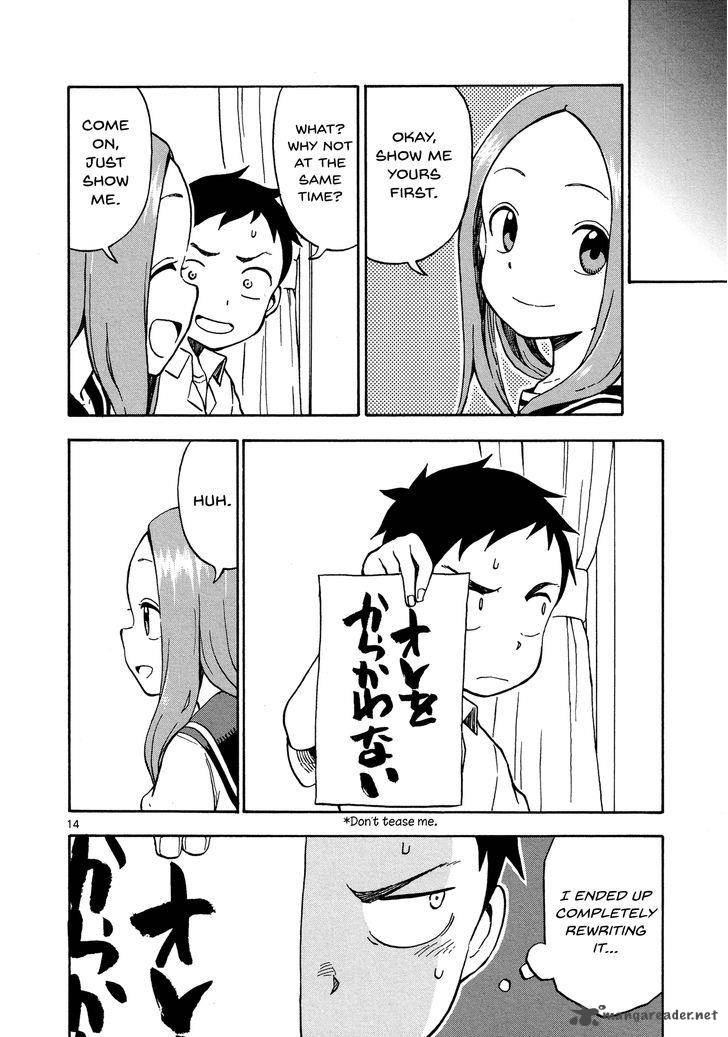 Karakai Jouzu No Takagi San Chapter 25 Page 14