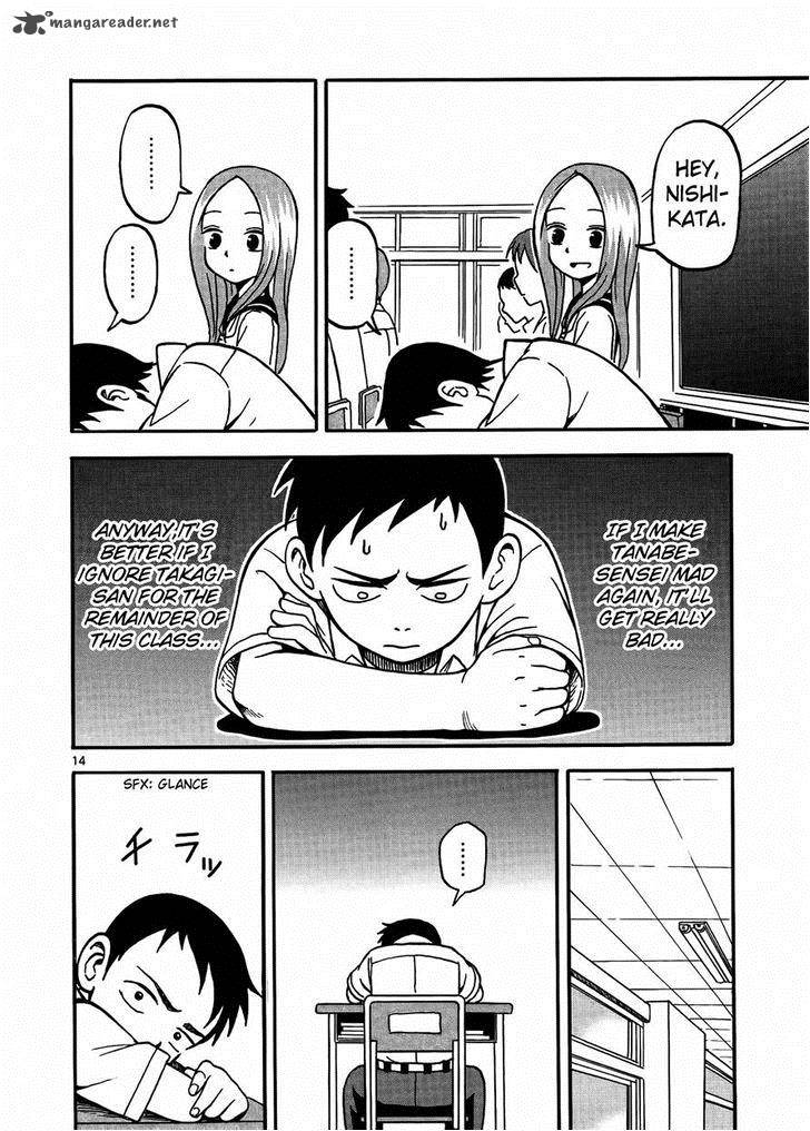 Karakai Jouzu No Takagi San Chapter 3 Page 14