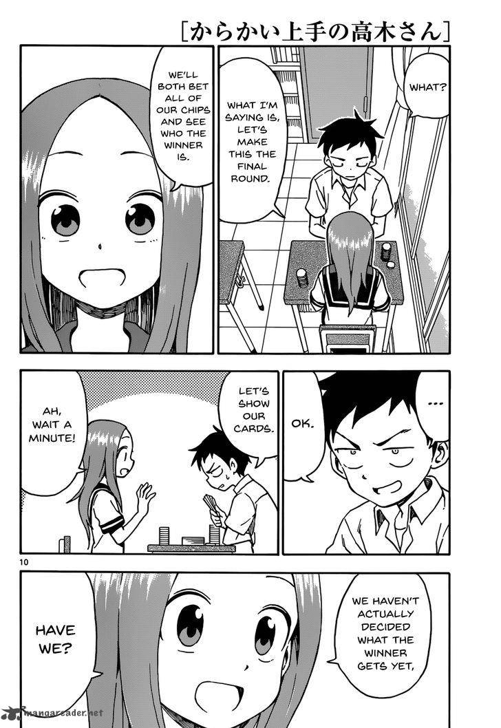 Karakai Jouzu No Takagi San Chapter 33 Page 10