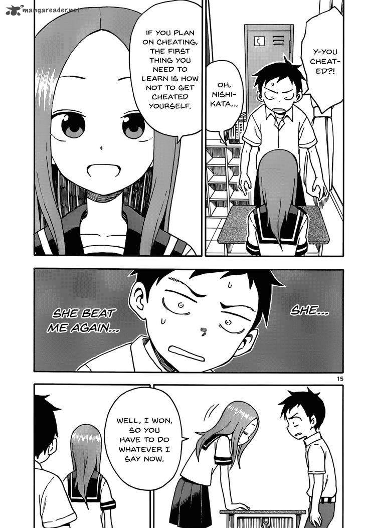 Karakai Jouzu No Takagi San Chapter 33 Page 15