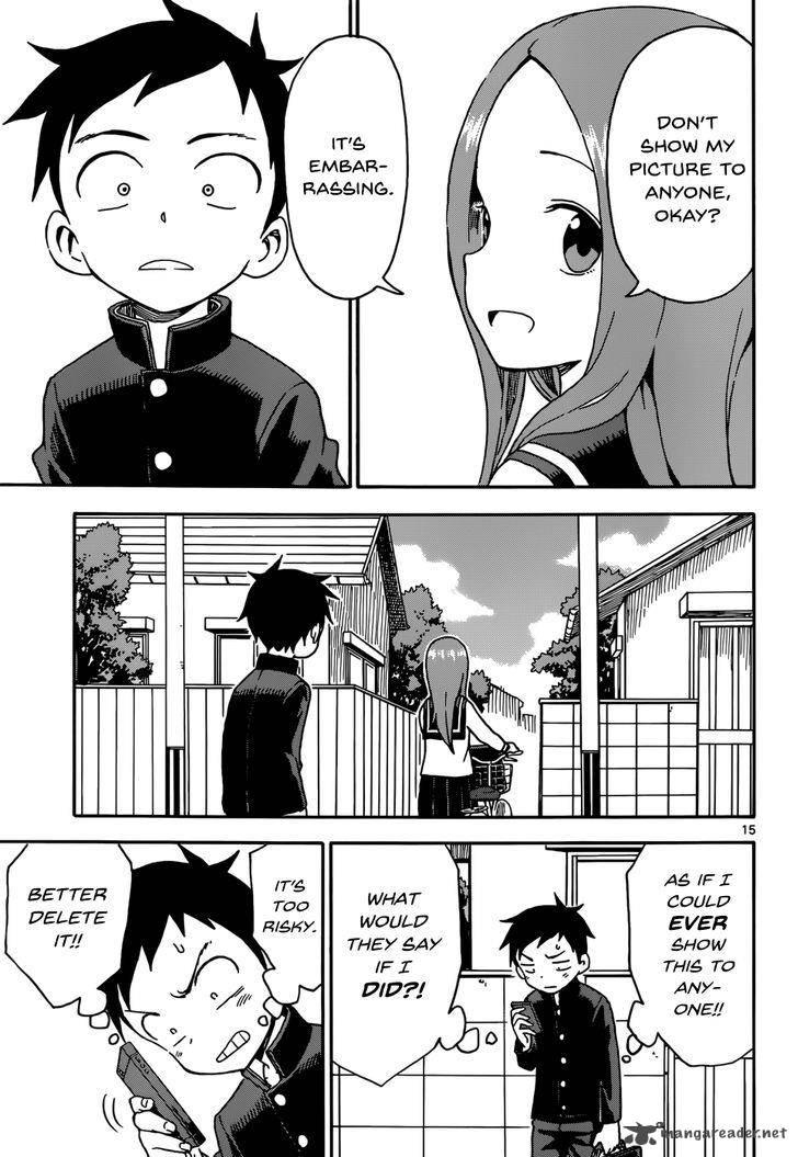 Karakai Jouzu No Takagi San Chapter 34 Page 15