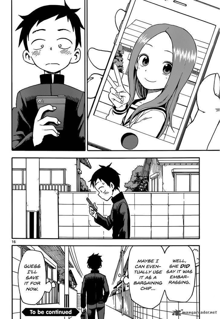 Karakai Jouzu No Takagi San Chapter 34 Page 16