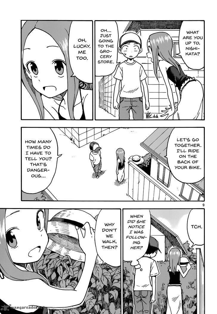 Karakai Jouzu No Takagi San Chapter 35 Page 9