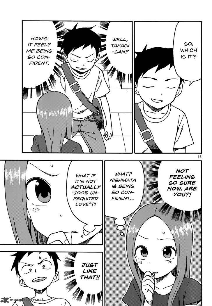 Karakai Jouzu No Takagi San Chapter 37 Page 14