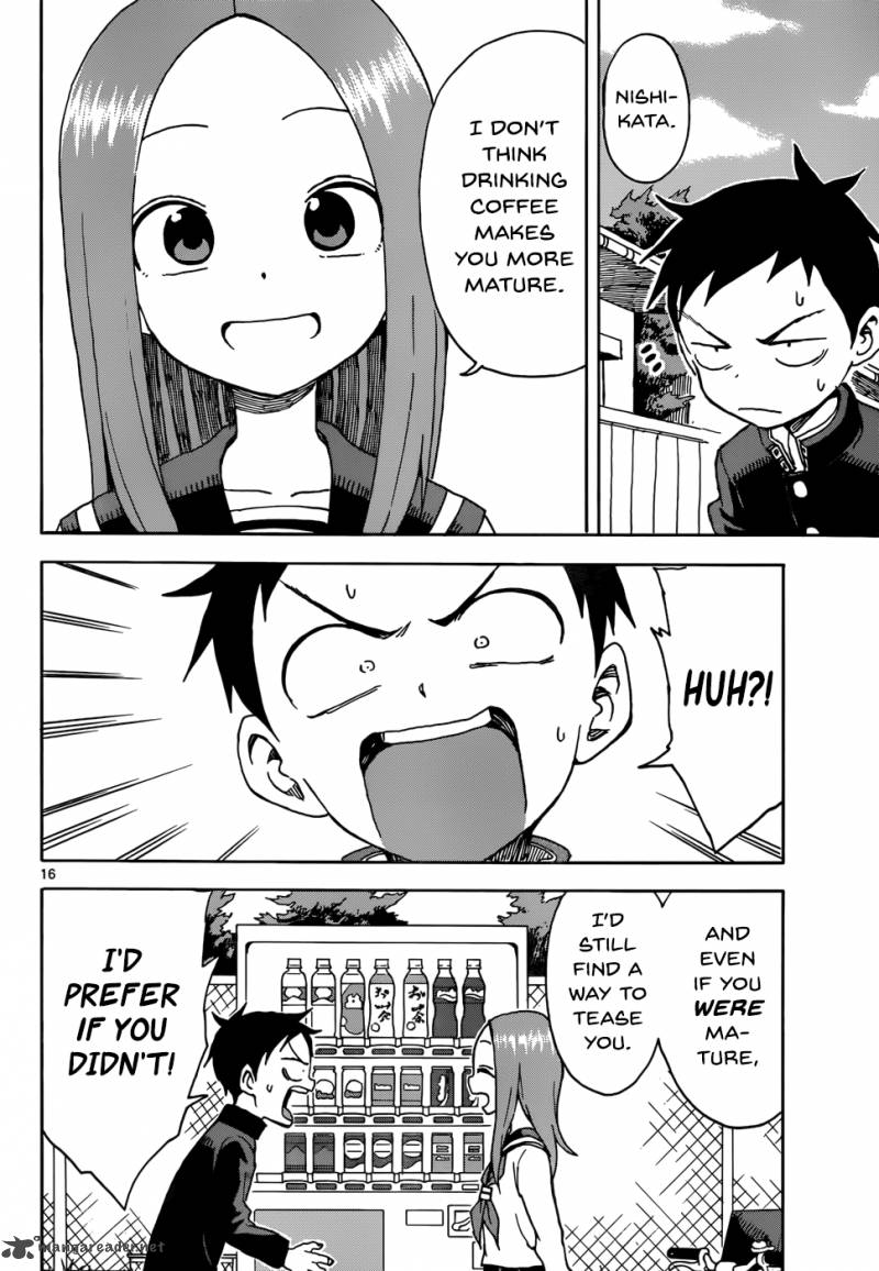 Karakai Jouzu No Takagi San Chapter 39 Page 16