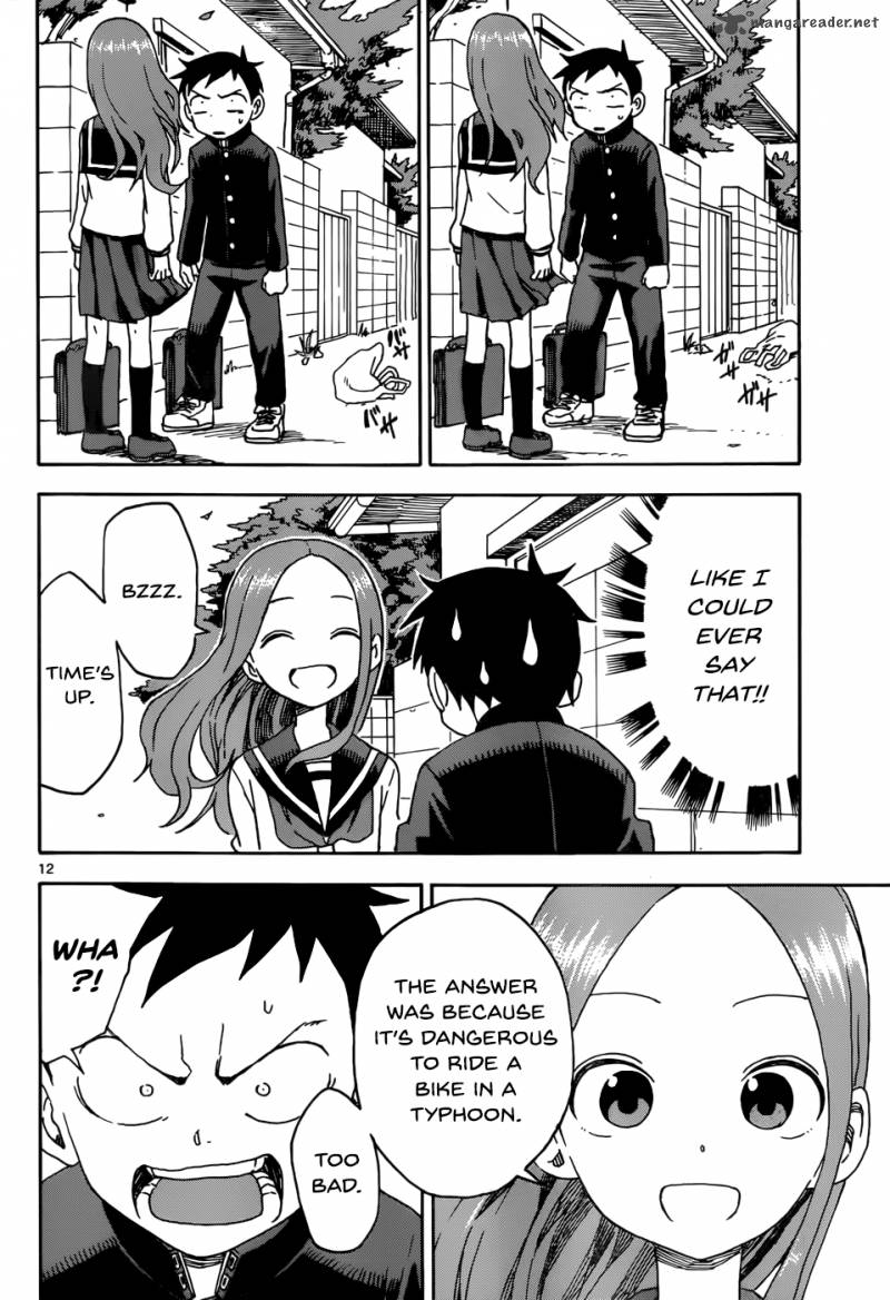 Karakai Jouzu No Takagi San Chapter 40 Page 12