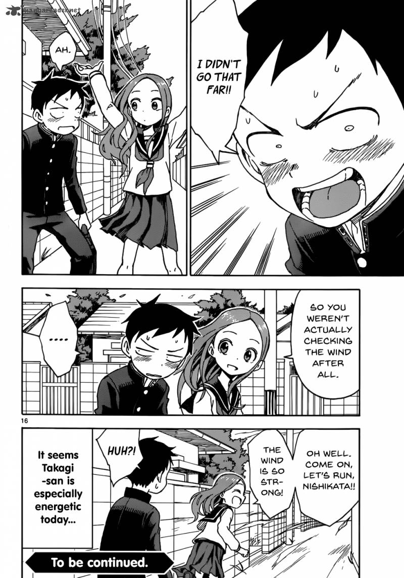 Karakai Jouzu No Takagi San Chapter 40 Page 16